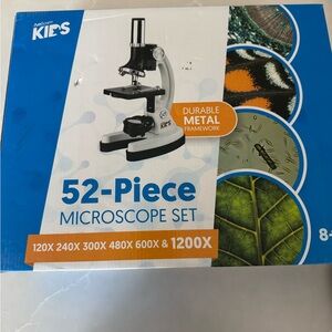 Brand New Never Used 52- Piece Microscope Set